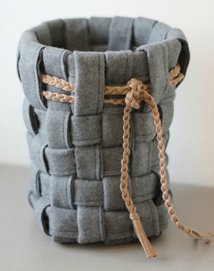 9 diy con fieltro gris