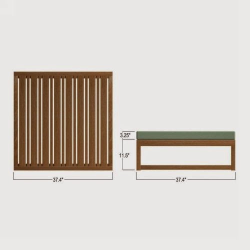 Maya 10pc Teak Conversation Set Maya 10pc Teak Conversation Set