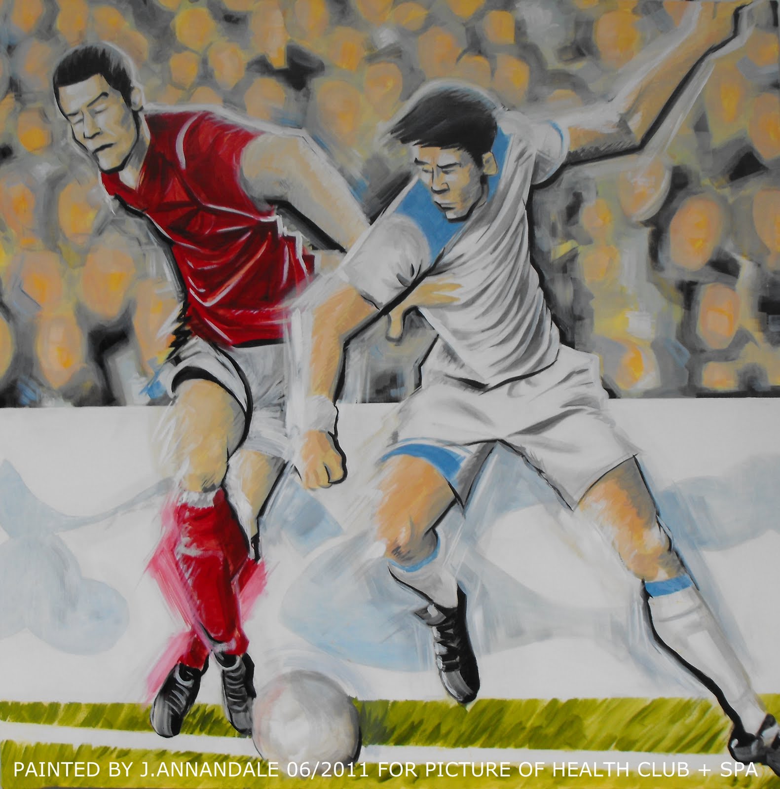 A R T SKILL, ENERGY, POWER AND PASSION SPORTS PAINTINGS...