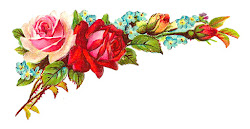 corner flower printable crafting rose designs roses digital victorian card decorative antique clip shells elements sea