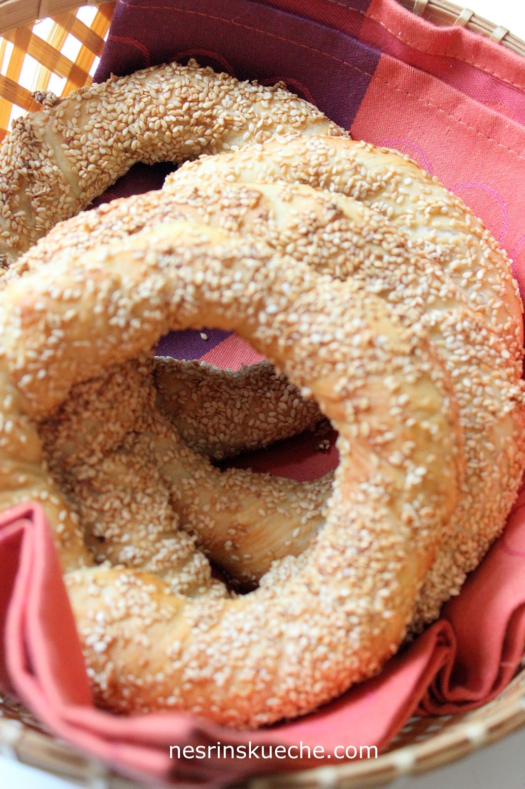 Nesrin's Küche: Hausgemachte Simit / Sesamringe