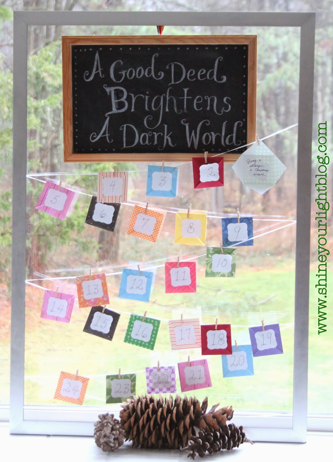 Random Acts Of Kindness Advent Calendar - Shine Your Light