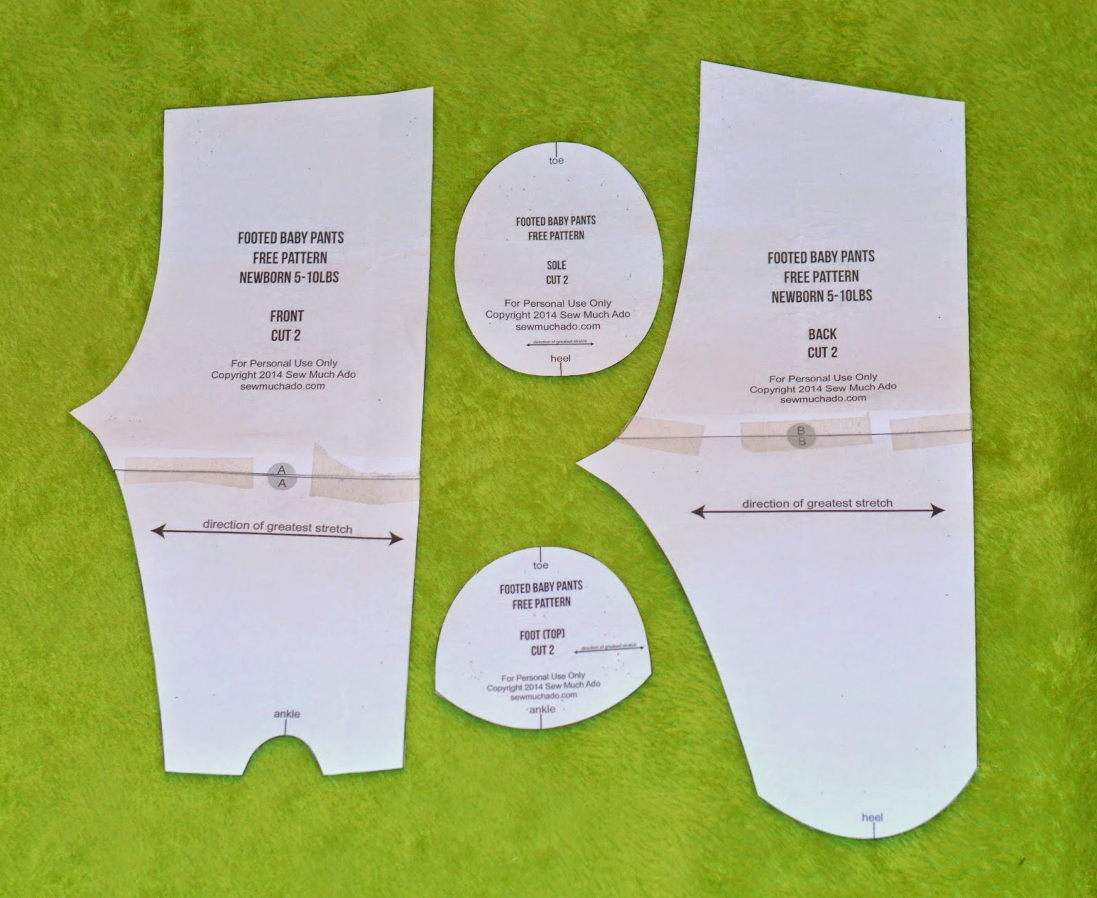 I believe I can sew... First new baby items a small serie of Sew