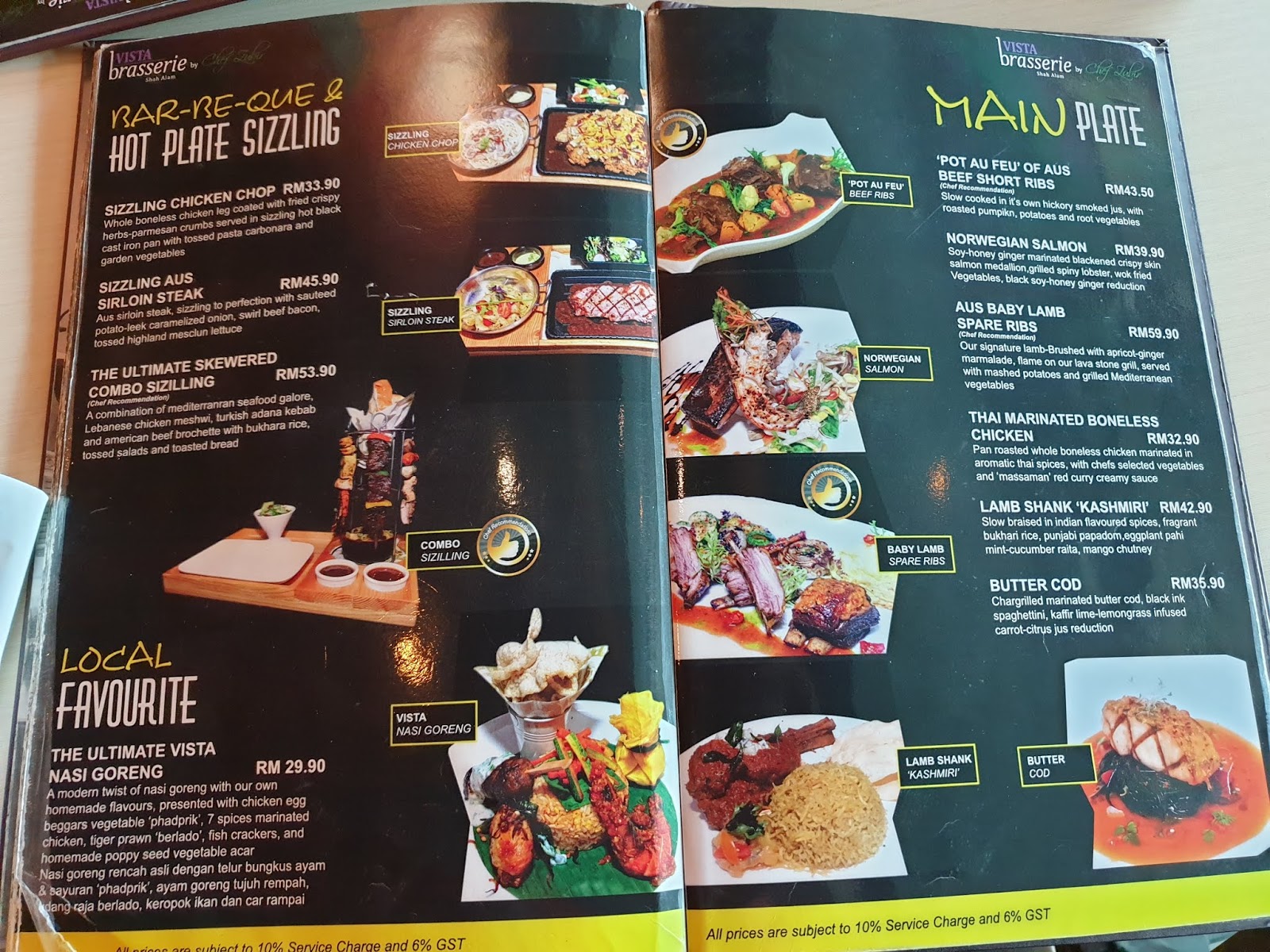 Vista Brasserie By Chef Zubir