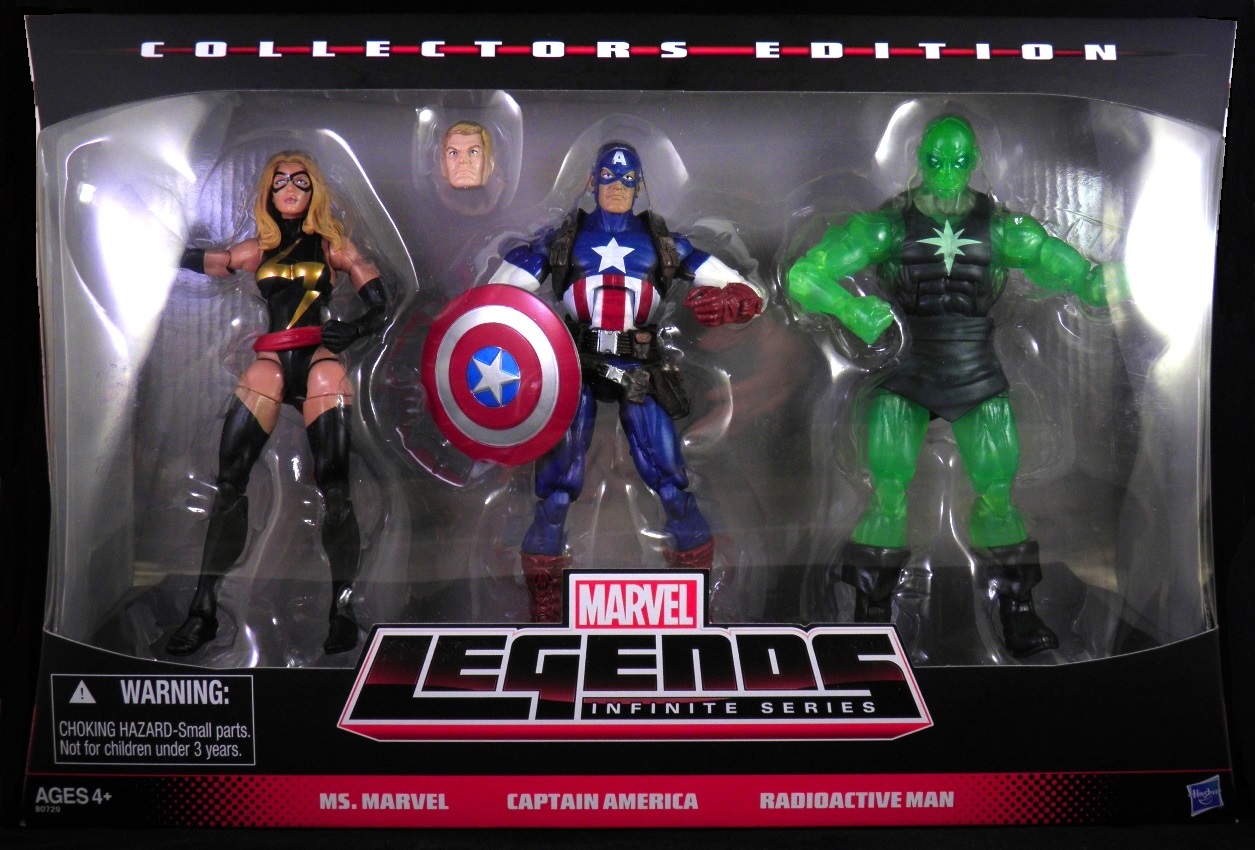 Marvel Legends infinite series 3 pack Captain America 6" figure Target exclusive 