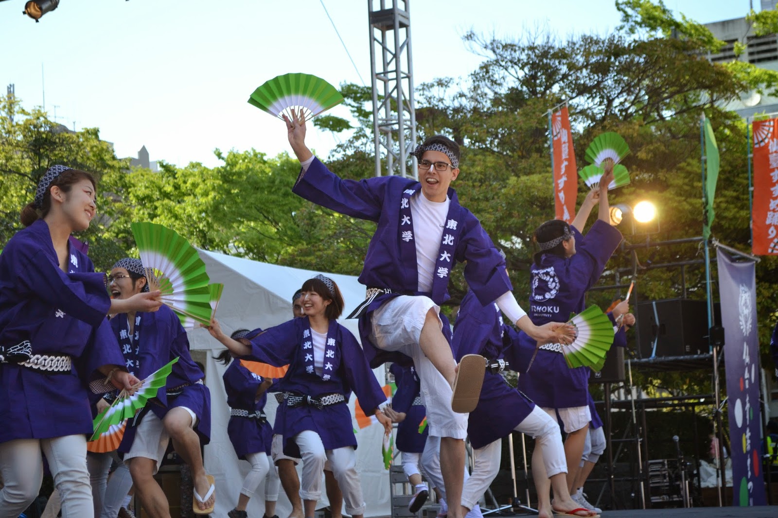 【イベント】仙台・青葉祭りで国際色豊かに舞う　～すずめ踊り東北大国際チーム～
