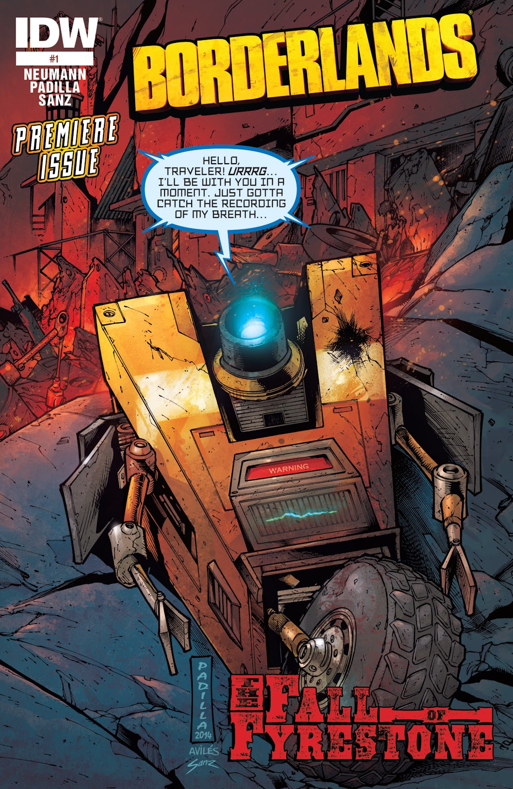 Borderlands: The Fall of Fyrestone issue 1 - Page 1