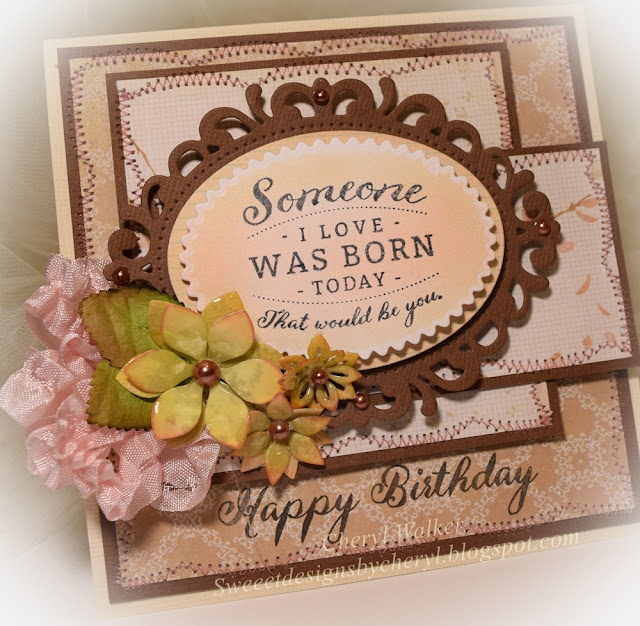 Sweeet Designs By Cheryl: Someone I love was BORN today