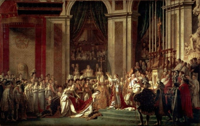 理想のナポレオン像を作った画家、ダヴィッド【art】　皇帝ナポレオン1世と皇后ジョゼフィーヌの戴冠式  