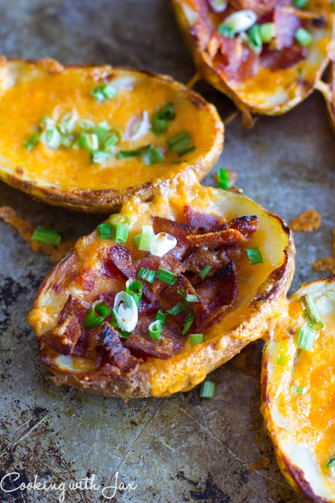Cooking with Jax: Loaded Potato Skins