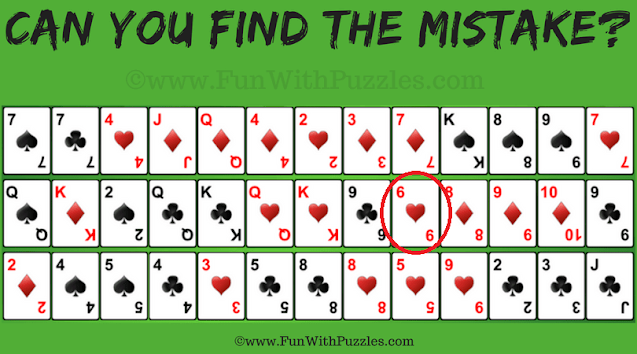 Solitaire Mistake Puzzle: Gaps Card Game Challenge Answer