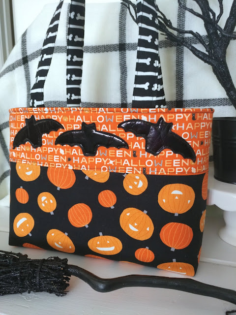 embellish a fun trick or treat tote