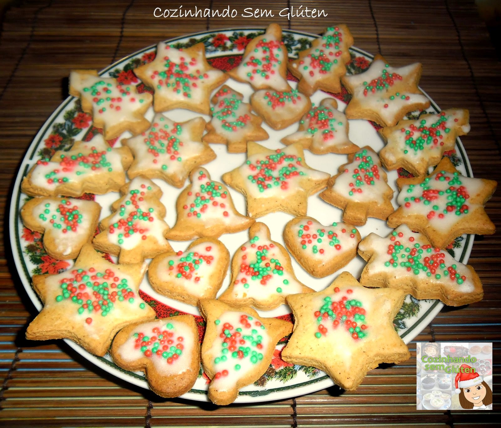 Cozinhando sem Glúten: Bolachinhas de Natal 2
