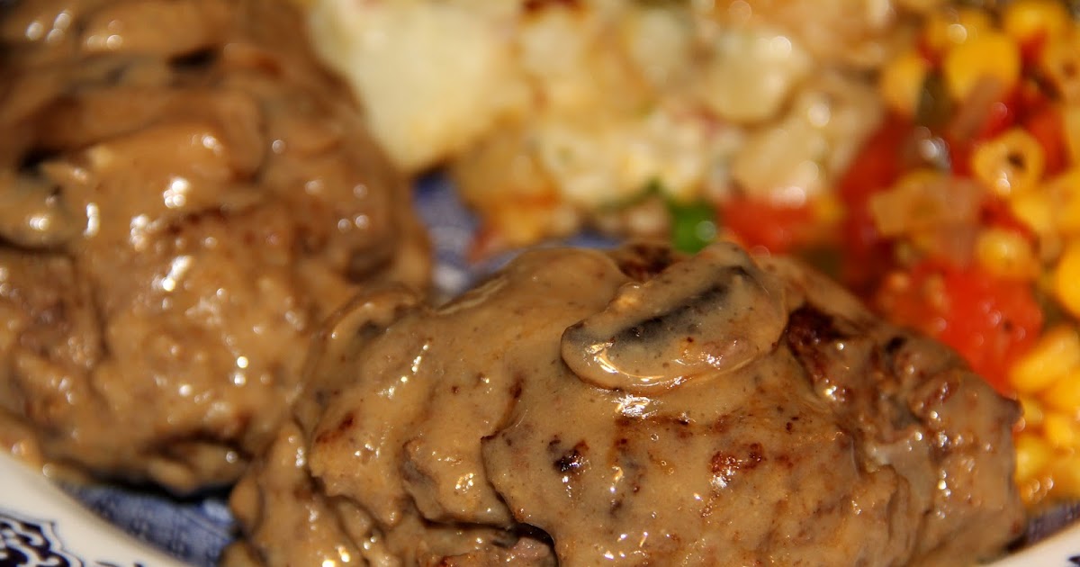 Deep South Dish Salisbury Steak with Mushroom Gravy