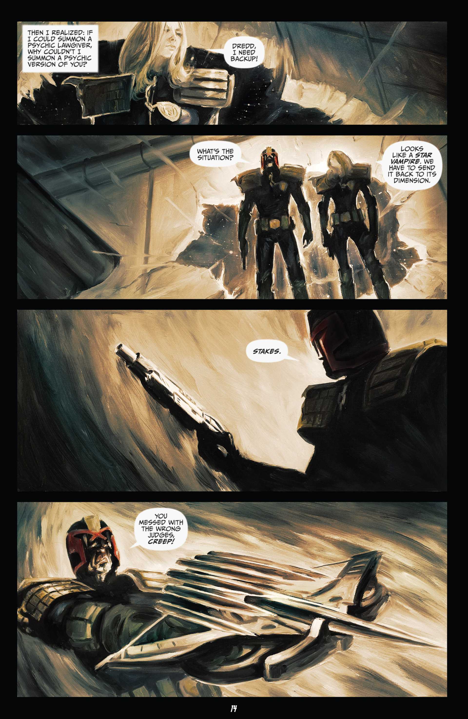 Read online Judge Dredd (2012) comic -  Issue #21 - 16