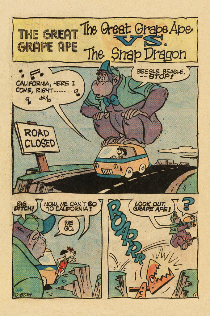 THE CHARLTON COMICS READING LIBRARY THE GREAT GRAPE APE 2 November 1976