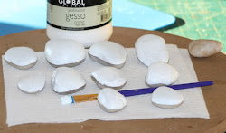 stones painted tutorial paint jane painting stone acrylic diy monk studio rock rocks technique need sandstone zentangle quilting teaching gesso