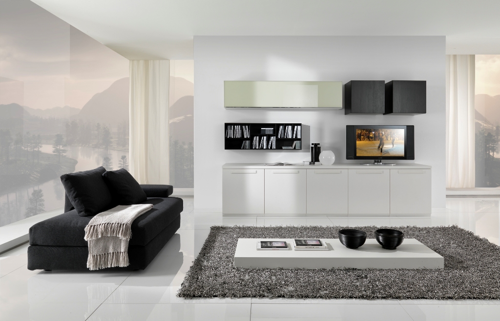 Salas en blanco y negro | Ideas para decorar, diseñar y mejorar tu casa.