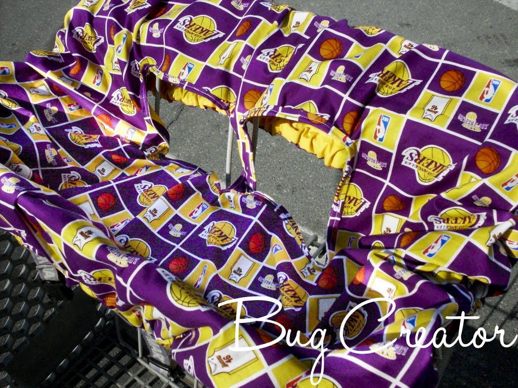 Bug Creator Crafts and Life Shopping Cart Cover Tutorial