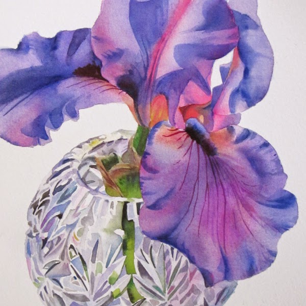 Barbara Fox - Daily Paintings: PERSUASION Iris floral still life ...