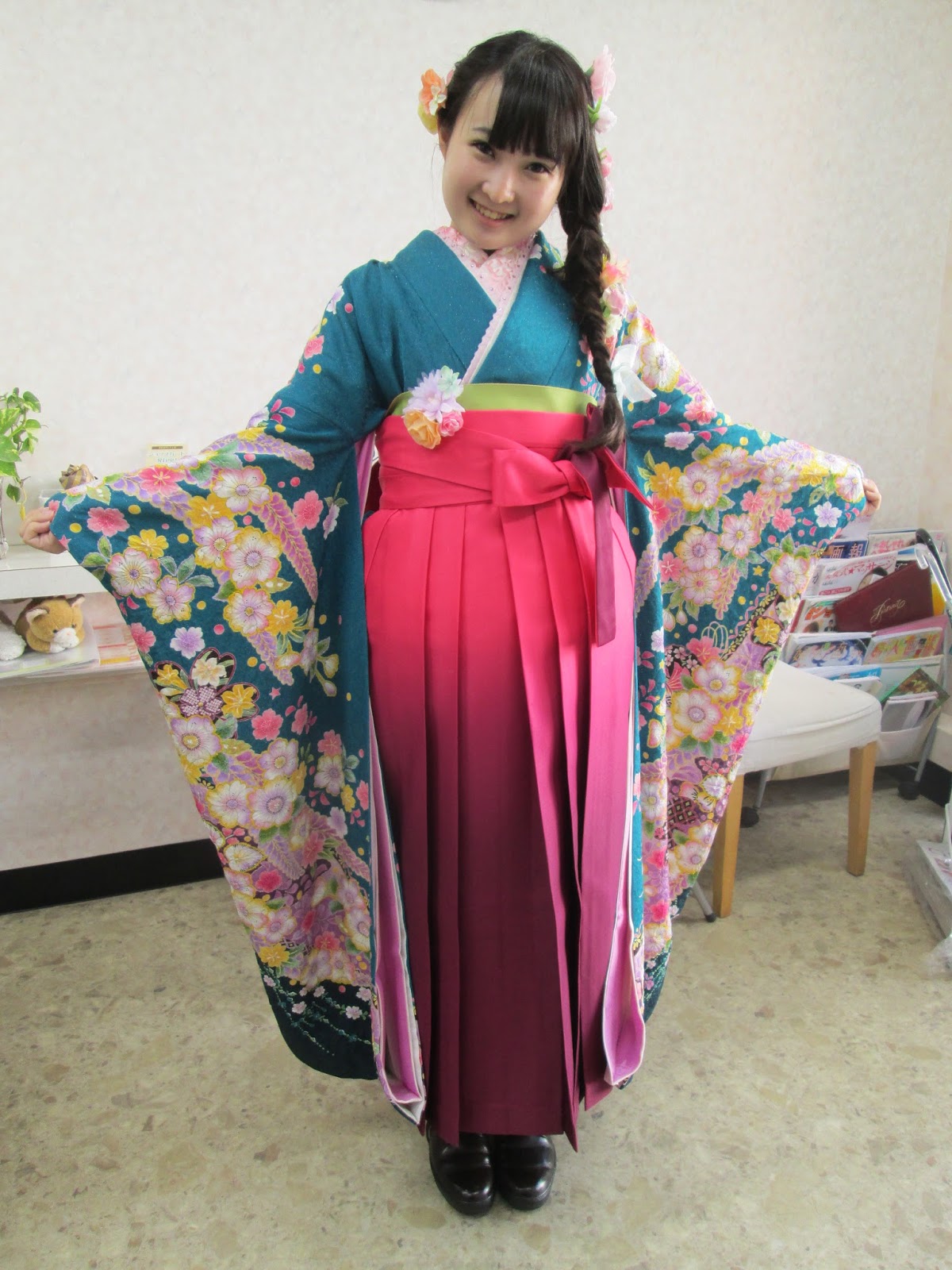 ｐａｐｈｉｏのつぶやき 夢見るような素敵可愛い卒業式のヘア 着付け 大阪茨木市美容室パフィオでは早朝対応も致します