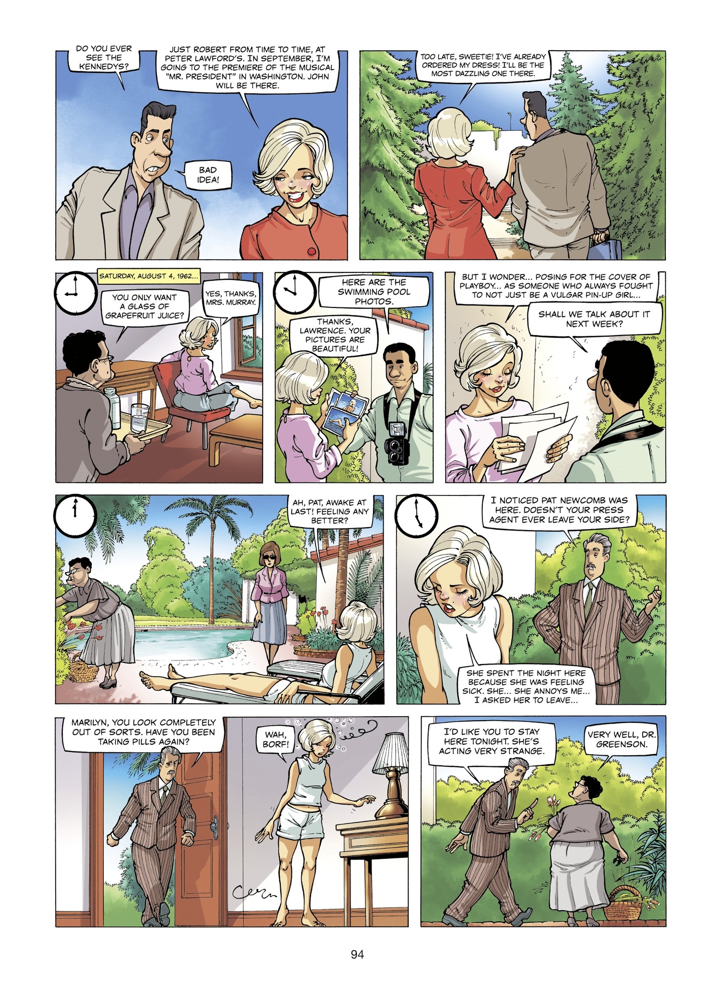 Read online The Stars of History: Marilyn Monroe comic -  Issue # TPB - 94