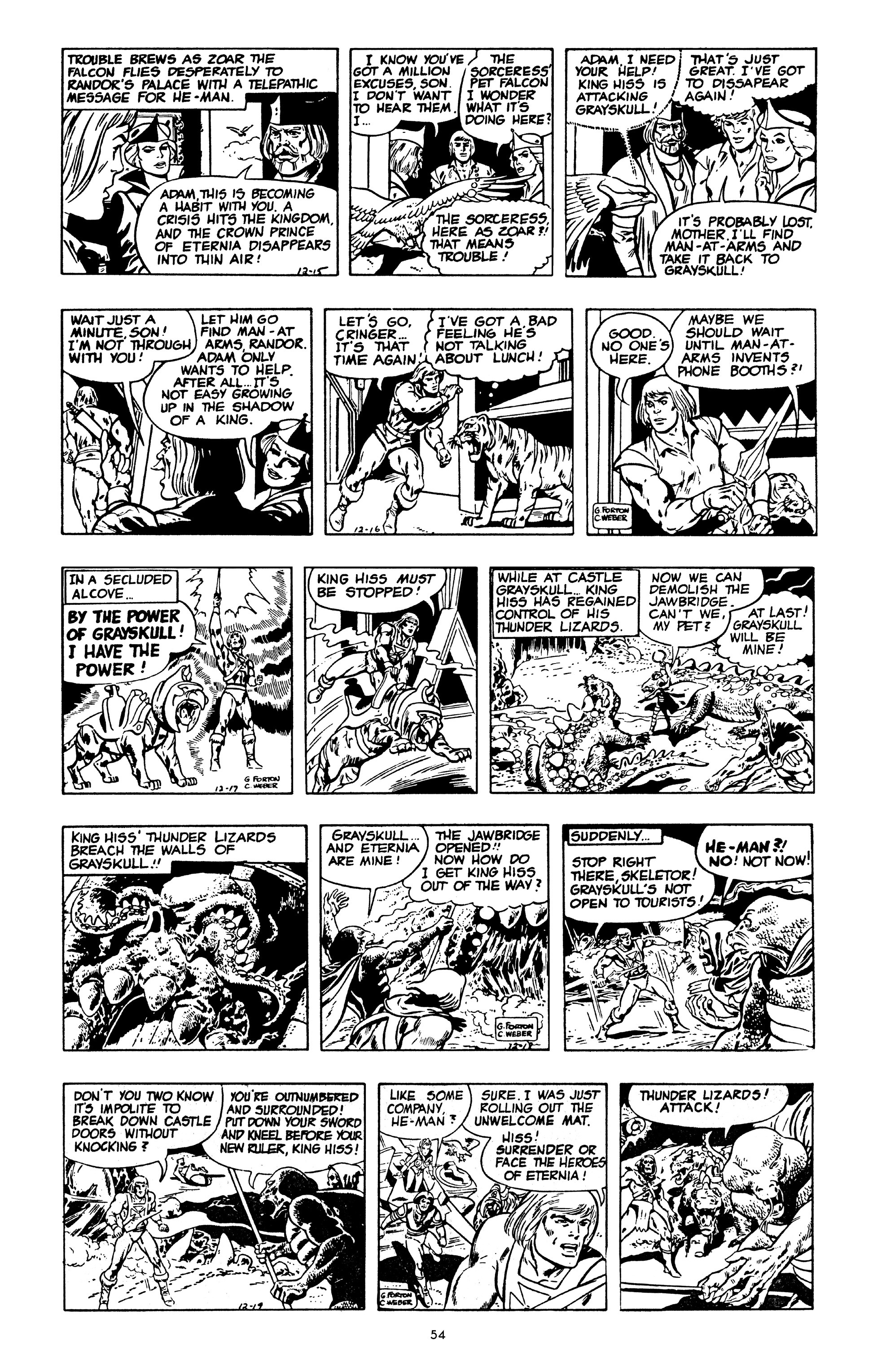 Read online He-Man and the Masters of the Universe: The Newspaper Comic Strips comic -  Issue # TPB (Part 1) - 54