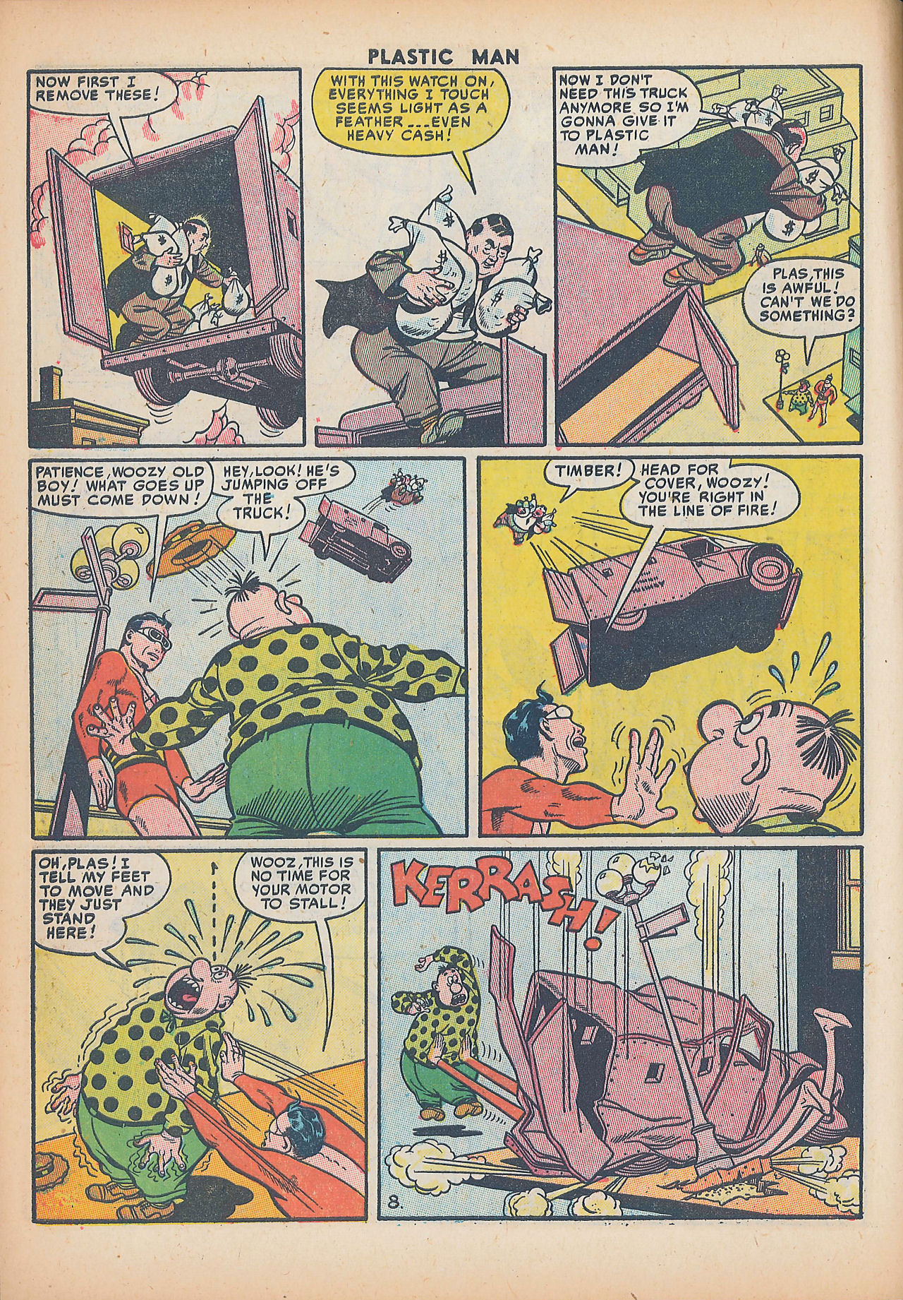 Read online Plastic Man (1943) comic -  Issue #30 - 10
