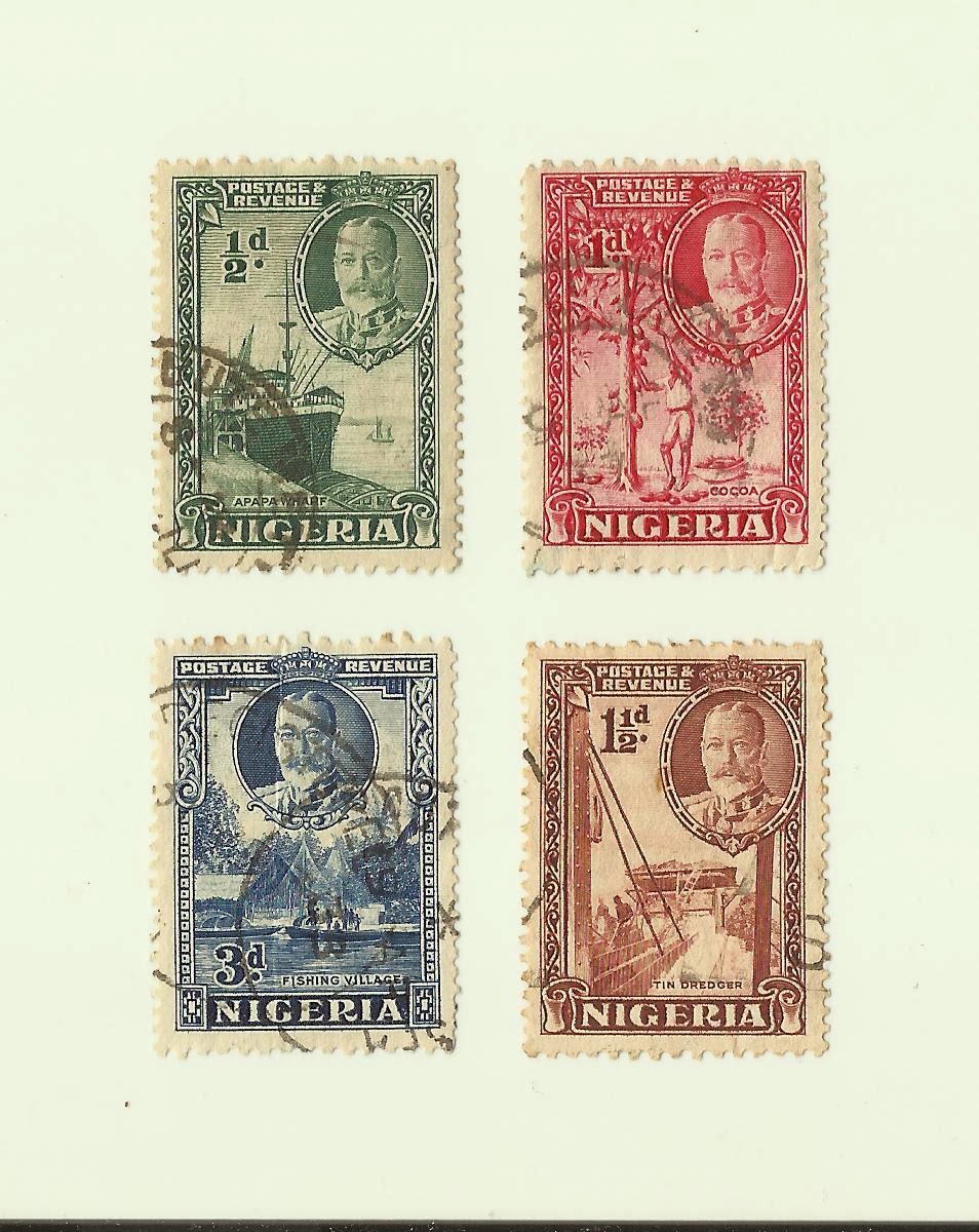 mizan matawang dan setem: Old Stamps Of British Nigeria ( Africa - Once ...