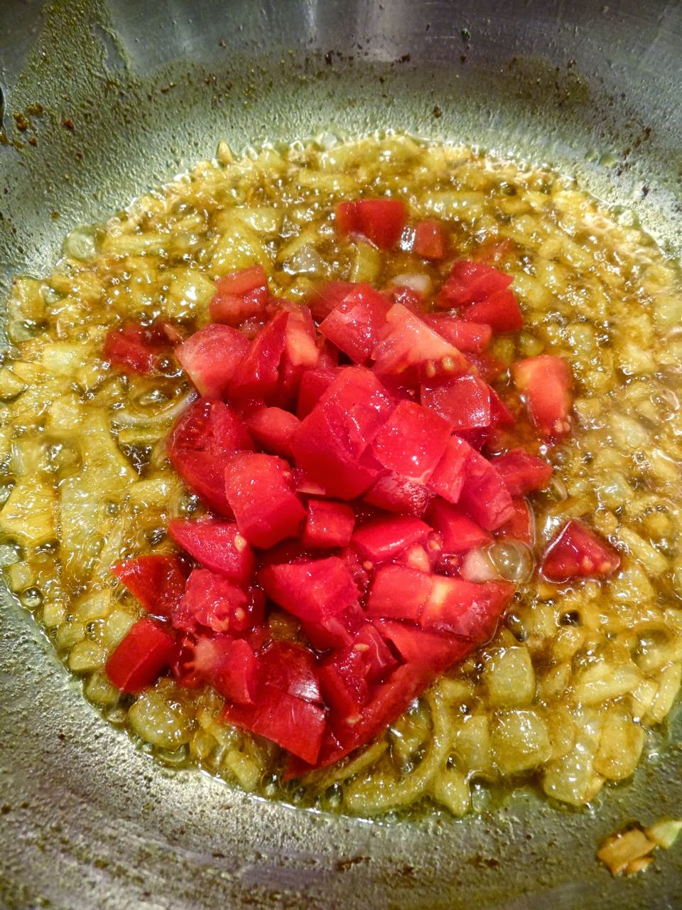 Scrumpdillyicious Sukuma Wiki Kenyan Braised Kale with Tomatoes