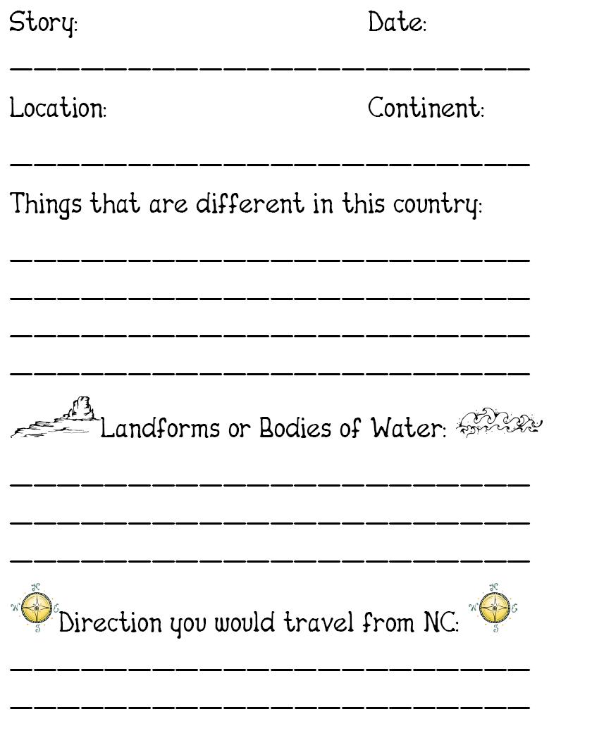 Oceans of Teaching Ideas Reading Passports