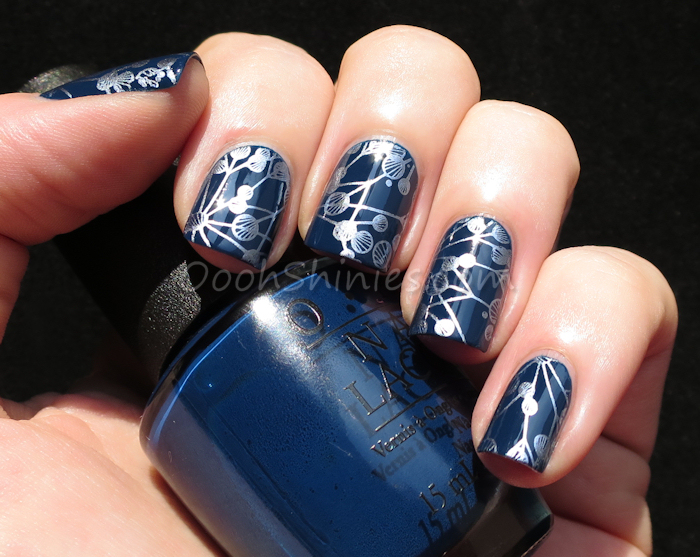 Oooh, Shinies!: Aaaand here's another stamped mani