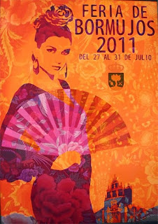 Bormujos - Cartel de Feria 2011 'Abanico' de Ricardo Arjonilla Álvarez