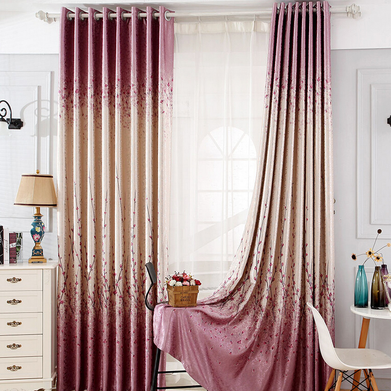 Home Living Inspiration: Floral Curtains  - thedailyposh
