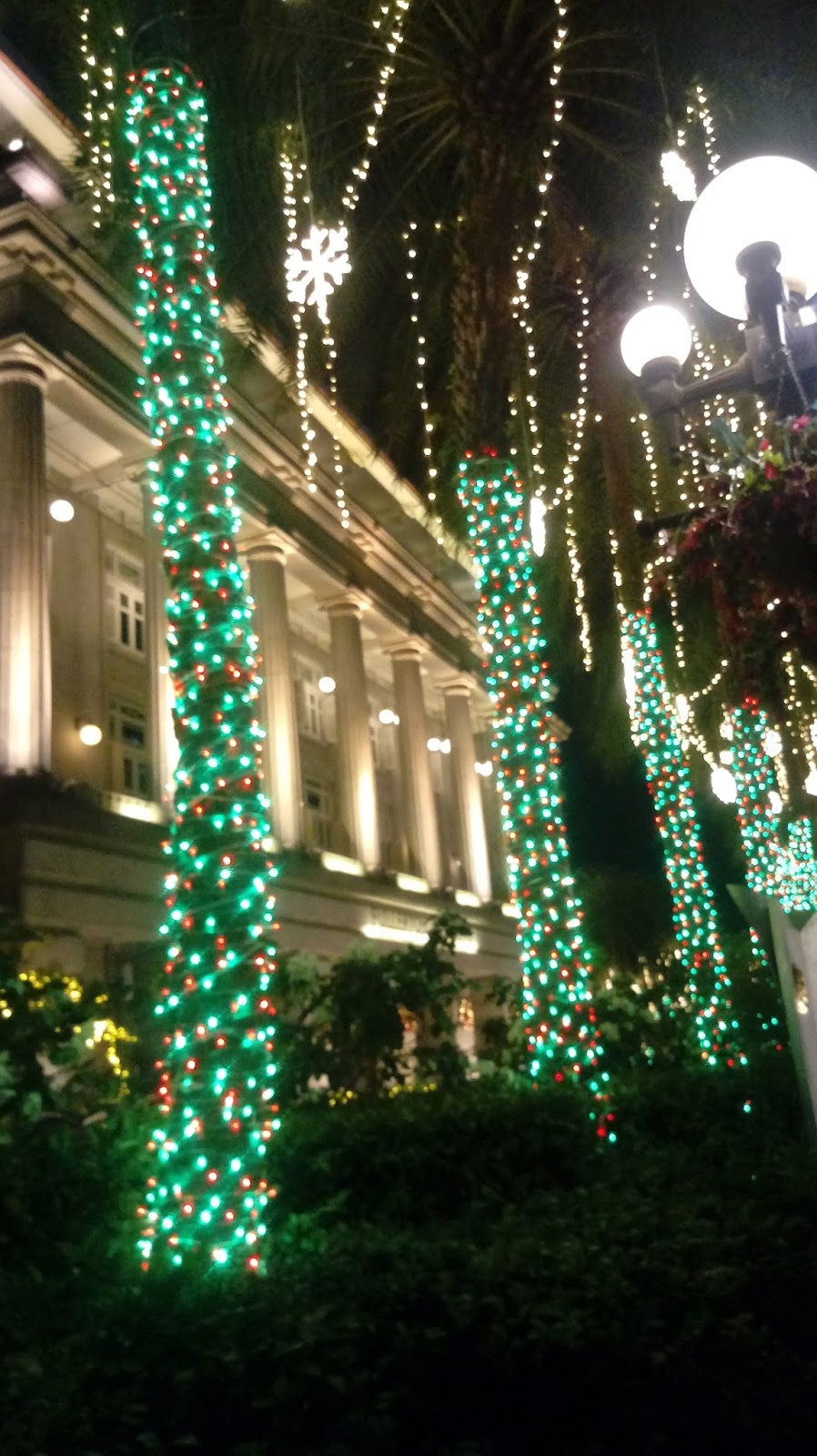 Travel with Angela Lansbury Christmas Lights Outside The Fabulous