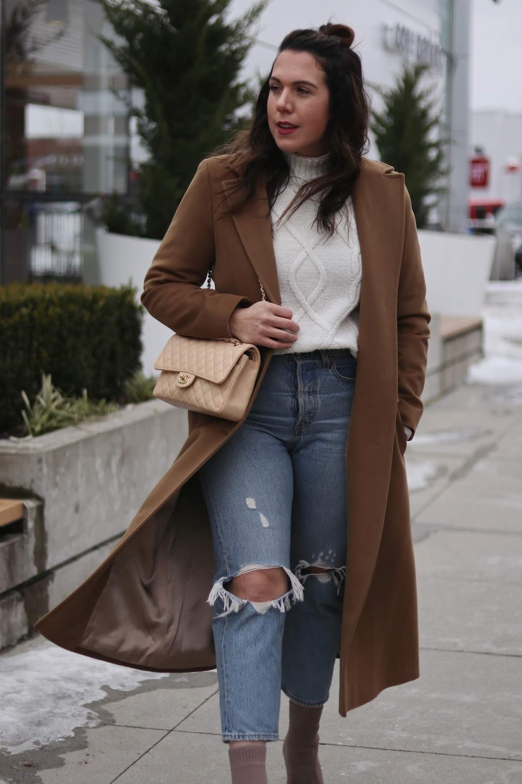 Winter sock boots top