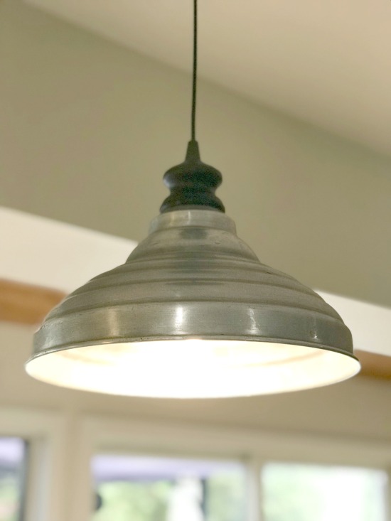 How to make a farmhouse lampshade for your kitchen 