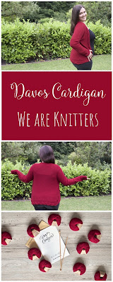 Gestrickter Cardigan aus einem Strickset von We are Knitters