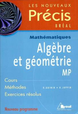 Livre Précis Algèbre et Géométrie MP GRATUIT