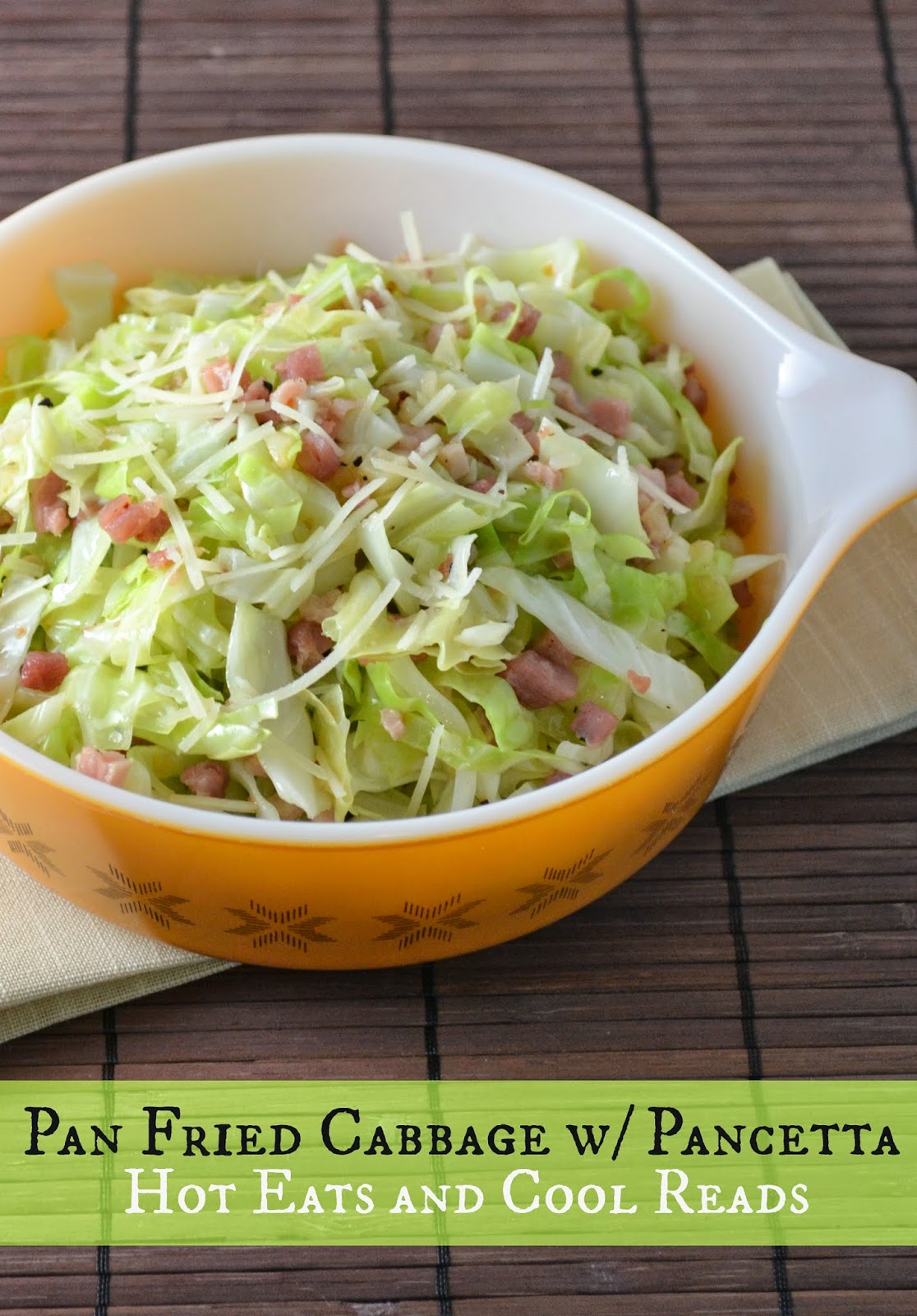 Pan Fried Cabbage with Pancetta Recipe
