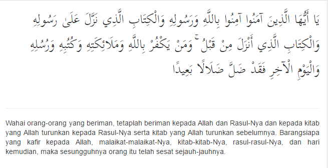 Hadits Tentang Iman Kepada Kitab Allah Swt Sumber Ilmu