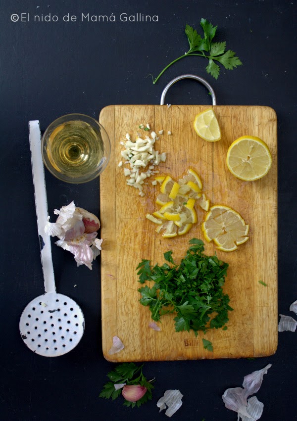 mejillones en salsa