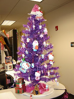 Hello Kitty purple Christmas tree