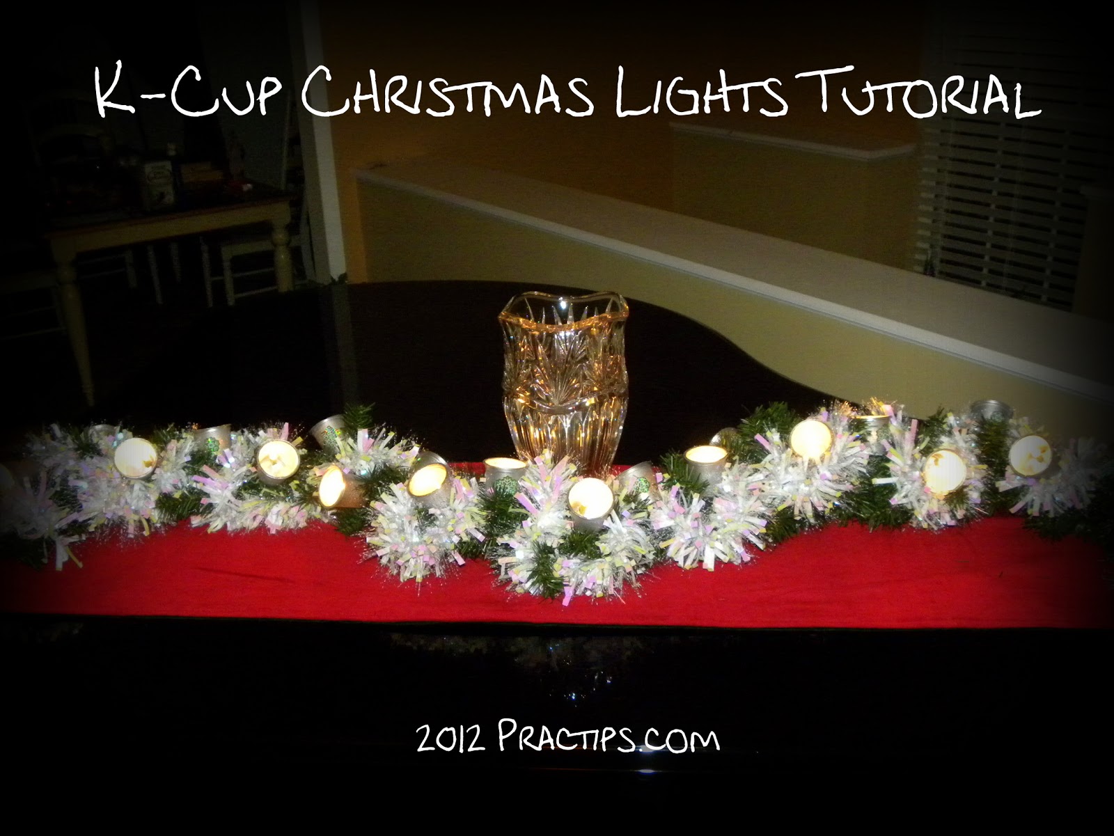 Practips: DIY: K-Cup Christmas Lights
