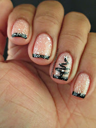 nail christmas nails simple tree glitter designs easy tips pretty eve inspiration inspired colors spellbound drink snow december pink hands