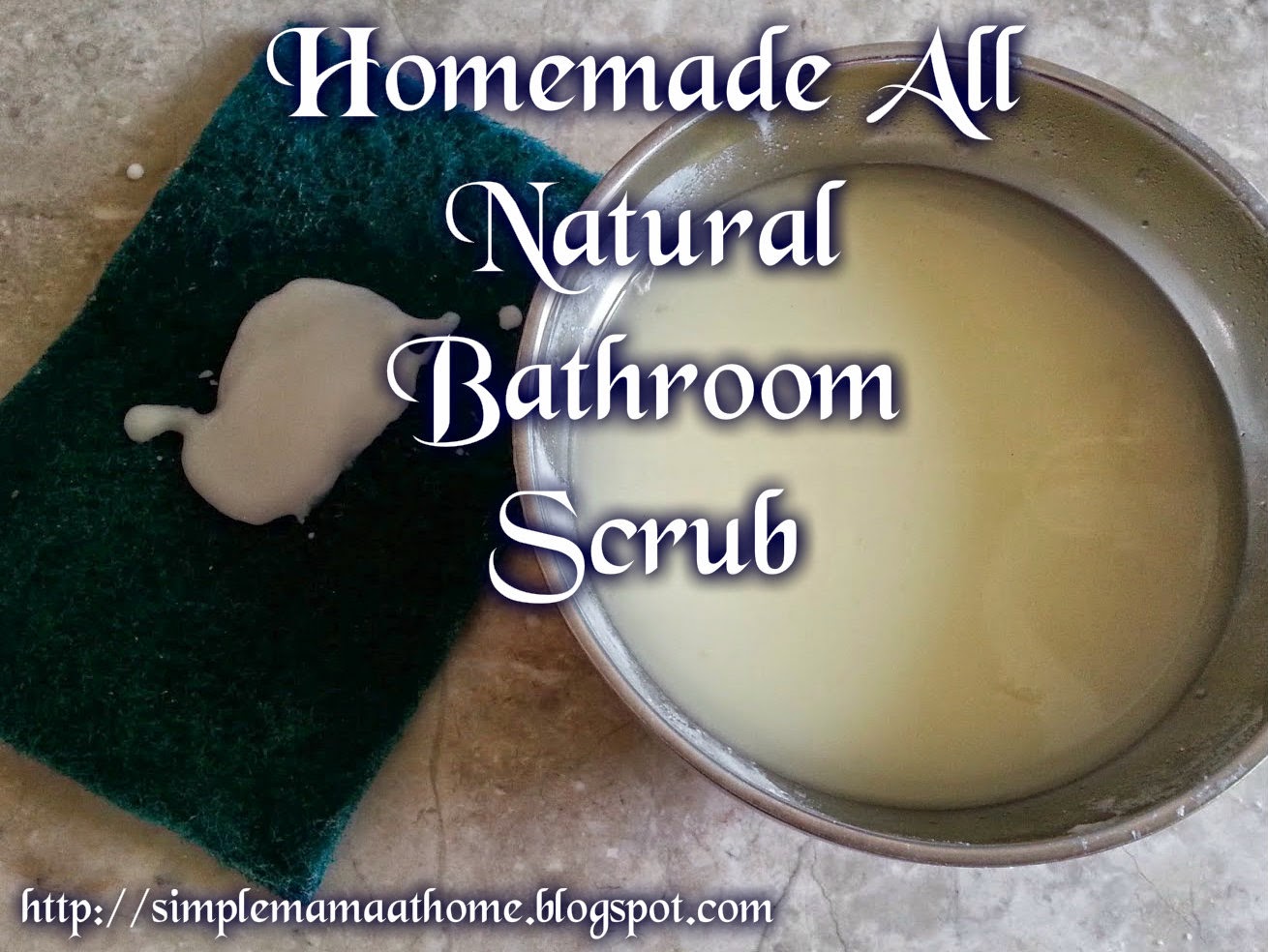 Homemade All Natural Bathroom Scrub Simple Mama at Home