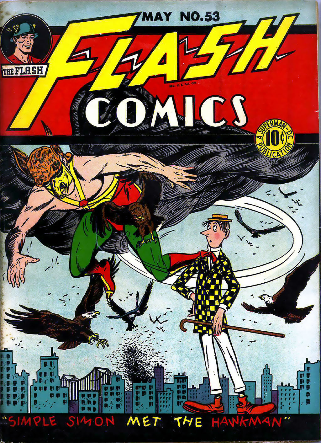 Read online Flash Comics comic -  Issue #53 - 1