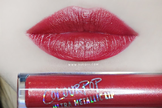 Colourpop Ultra Metallic Lip Kween Lip Swatch