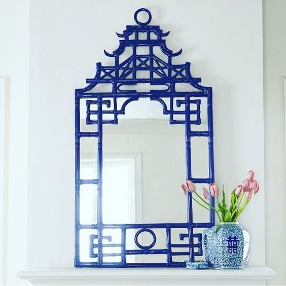 Chinoiserie Chic Navy Chinoiserie
