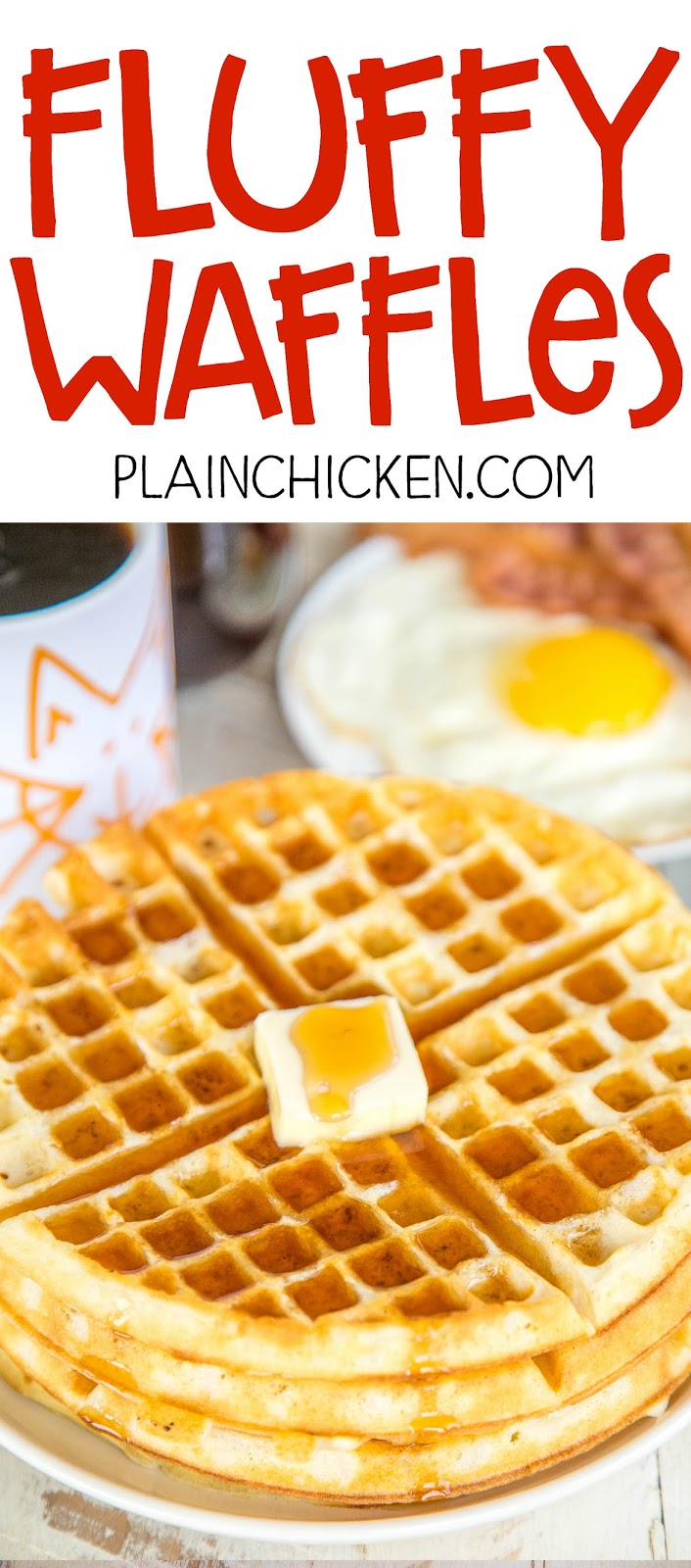 Fluffy Waffles Plain Chicken®